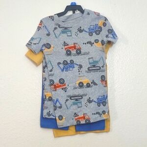 NEW WITH TAGS KIDS HEADQUARTERS SIZE 7 CONSTRUCTION PAJAMA SETS 2 PAIR